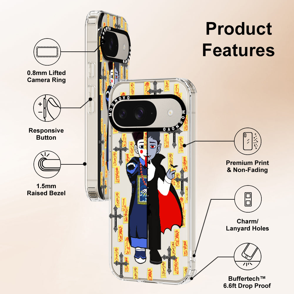 Vampire Vs Jiangshi Phone Case - Google Pixel 9 Case