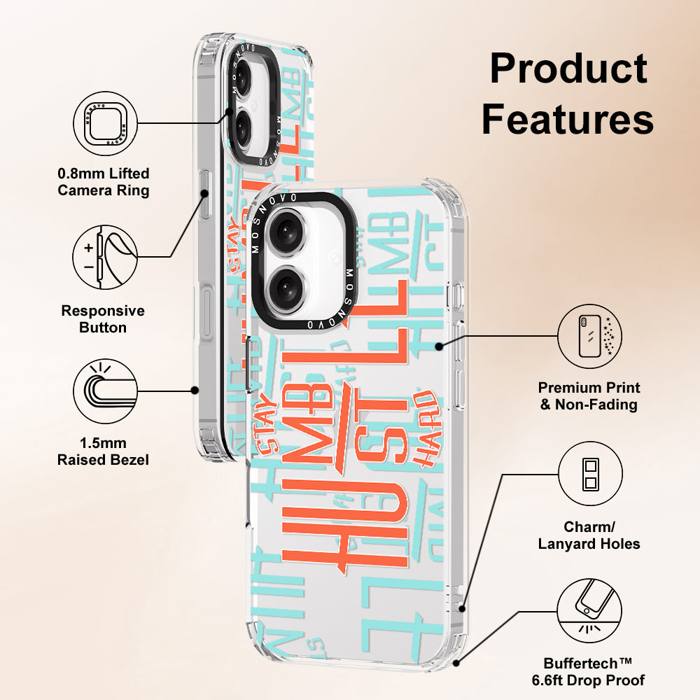 Hustle Phone Case - iPhone 16 Plus Case - MOSNOVO