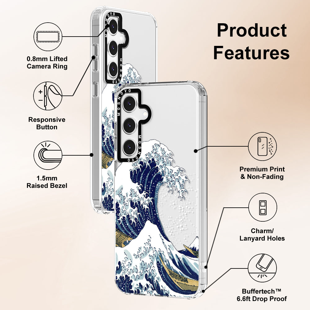 Great Wave Phone Case - Samsung Galaxy S24 FE Case - MOSNOVO