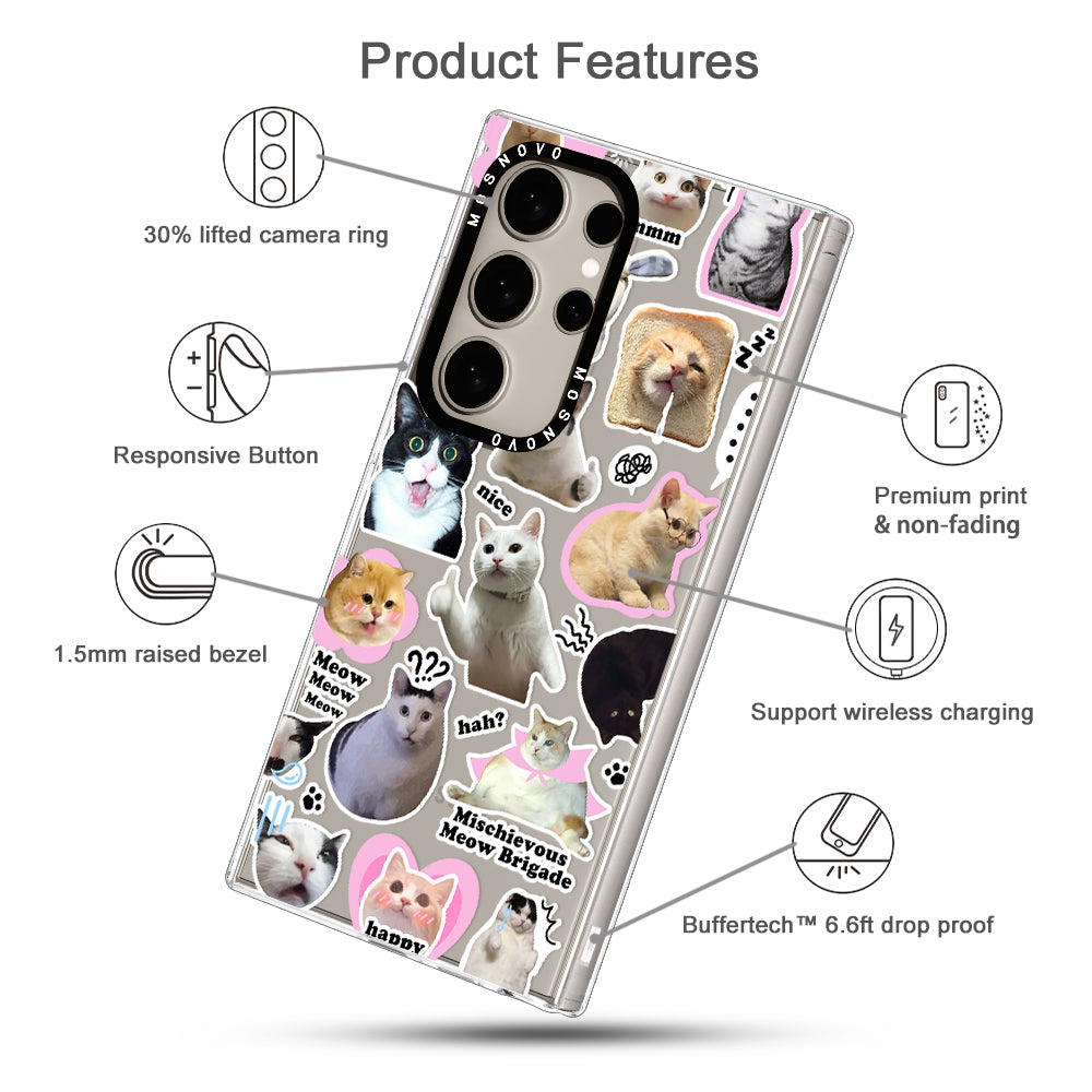 The Cat Brigade Phone Case - Samsung Galaxy S24 Ultra Case