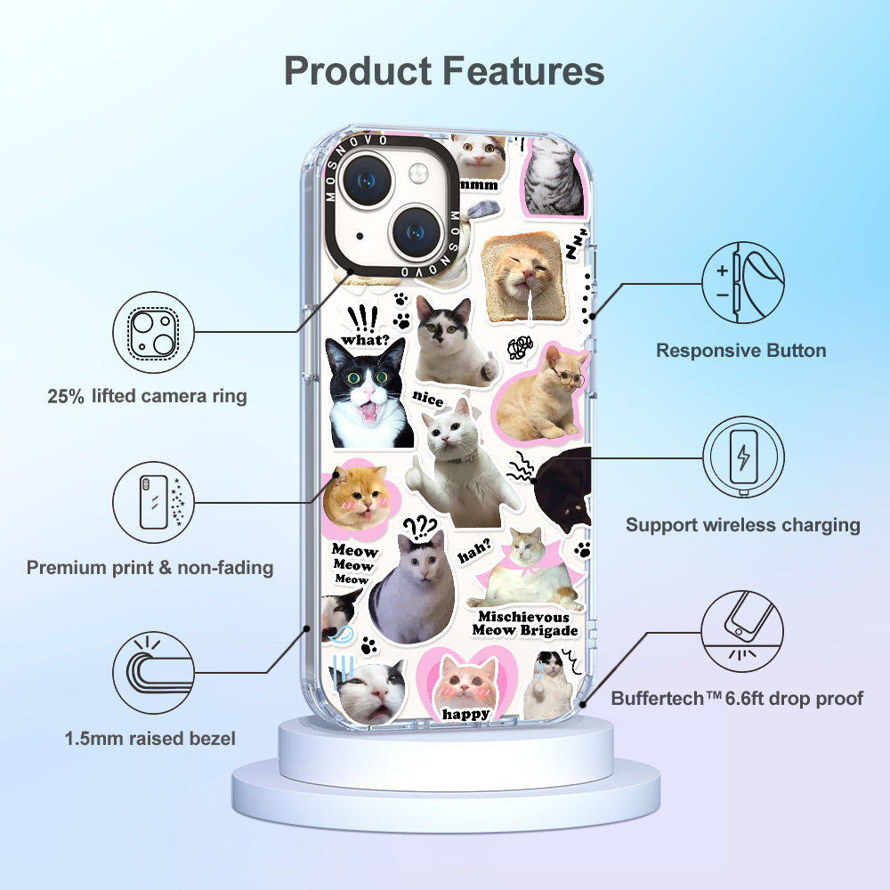 The Cat Brigade Phone Case - iPhone 14 Case