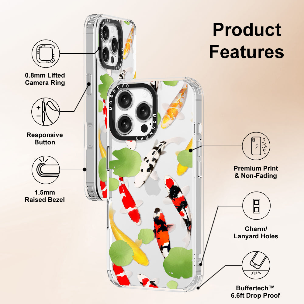 Koi Phone Case - iPhone 16 Pro Max Case - MOSNOVO