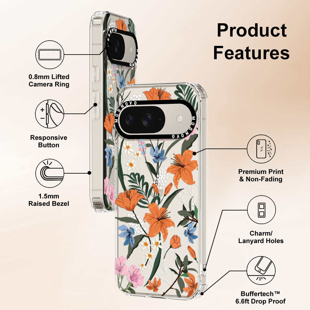 Lily Garden Phone Case - Google Pixel 9 Case