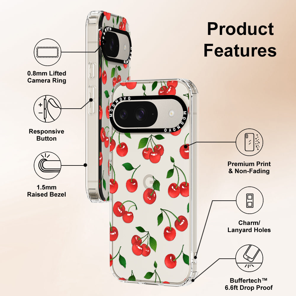 Cute Cherry Phone Case - Google Pixel 9 Case