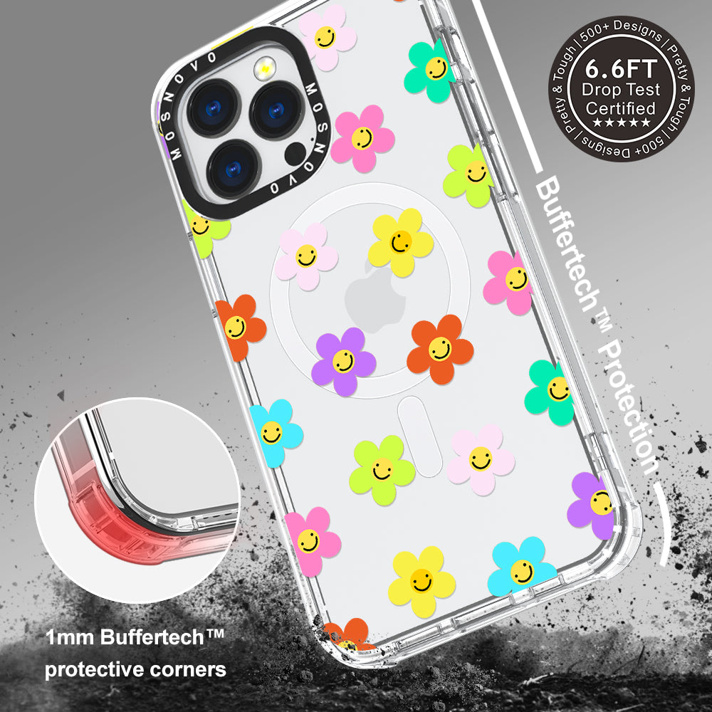 Smile Floral Phone Case - iPhone 13 Pro Case