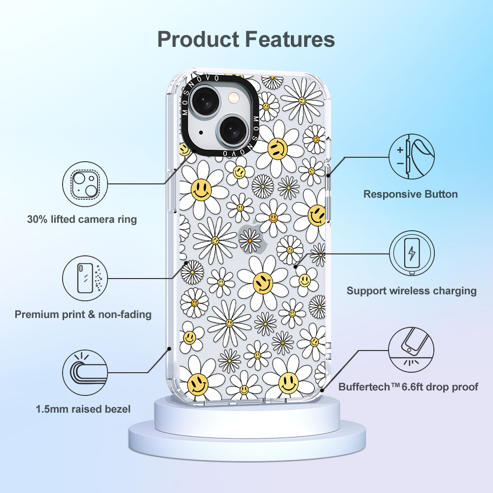 Happy Daisy Blooms Phone Case - iPhone 15 Case