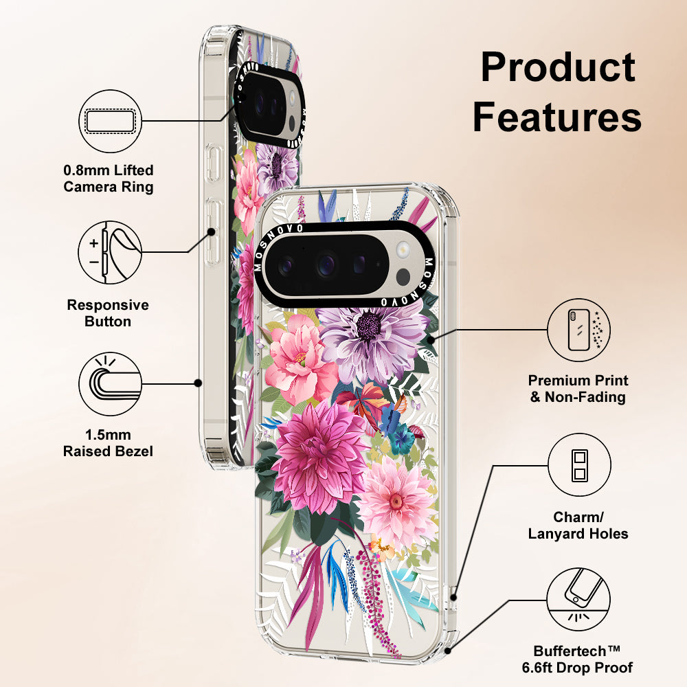 Dahlia Bloom Phone Case - Google Pixel 9 Pro Case