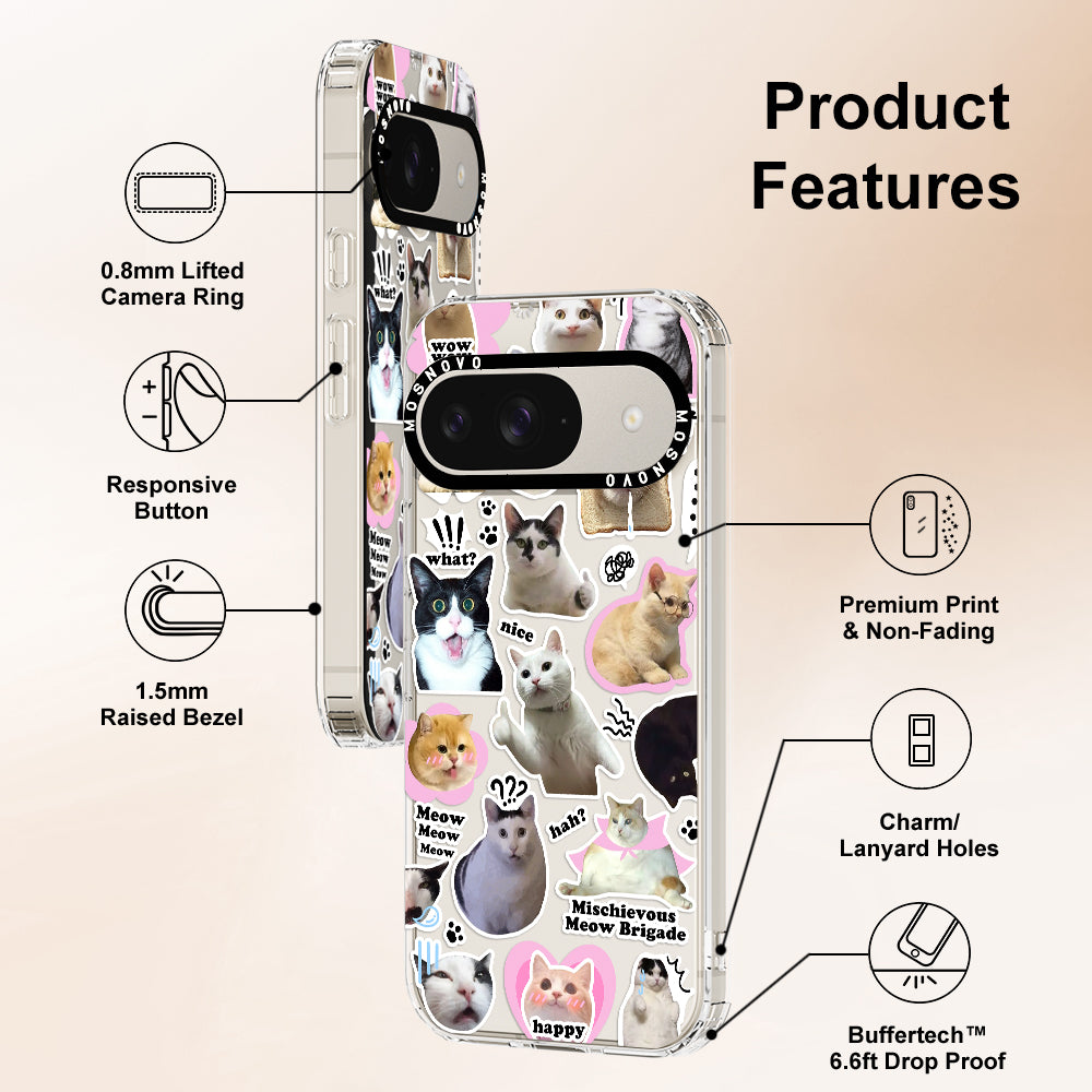 The Cat Brigade Phone Case - Google Pixel 9 Case