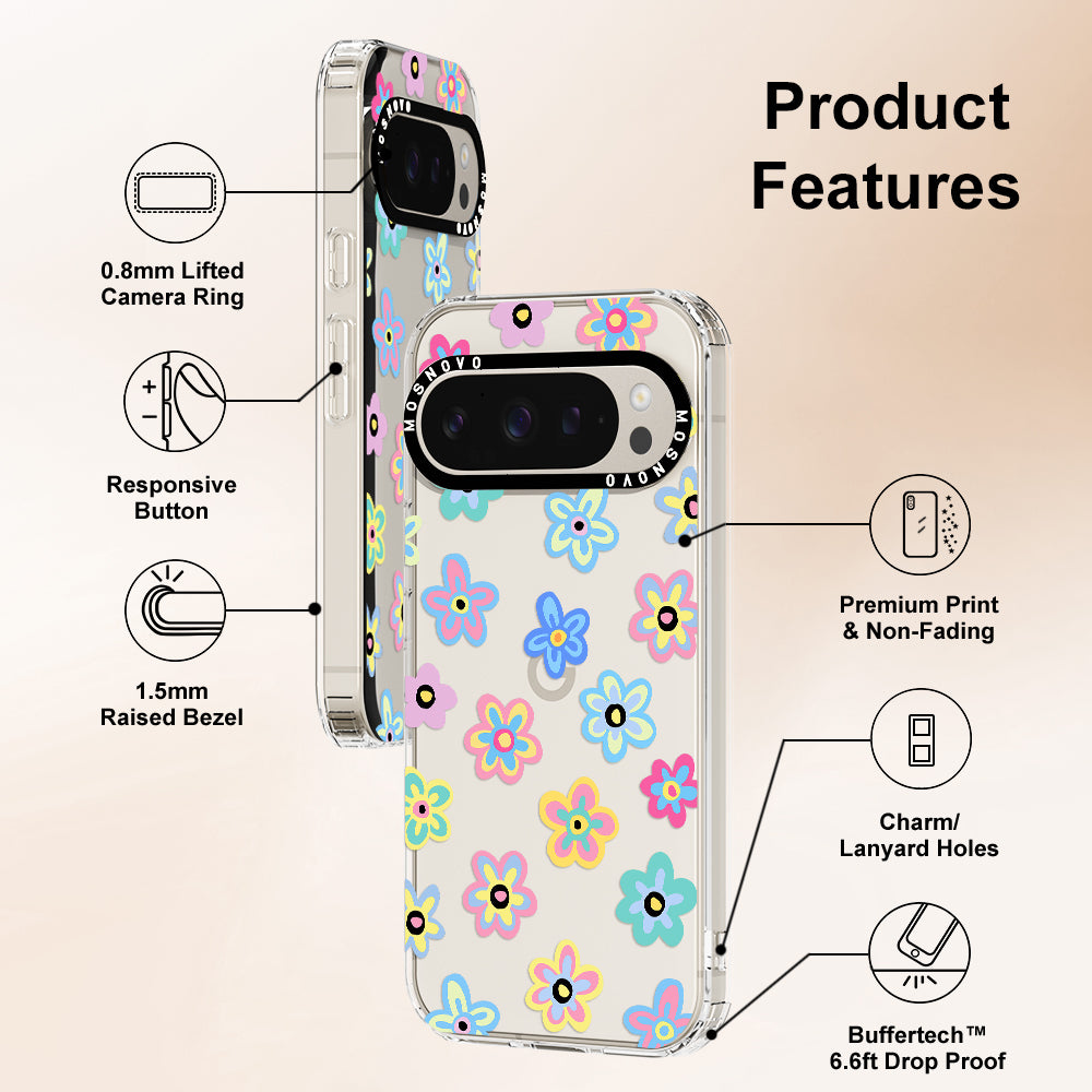 Groovy Flower Phone Case - Google Pixel 9 Pro XL Case