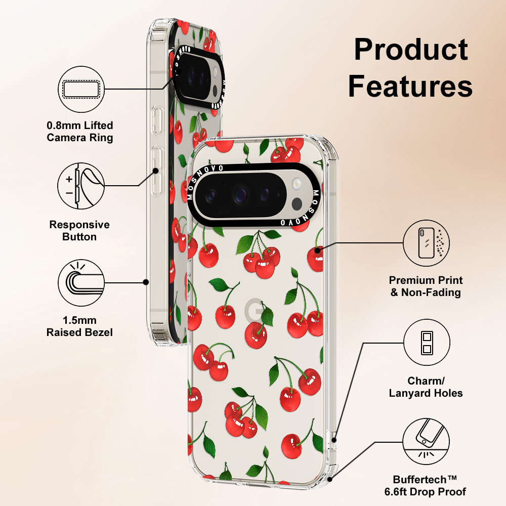 Cute Cherry Phone Case - Google Pixel 9 Pro Case