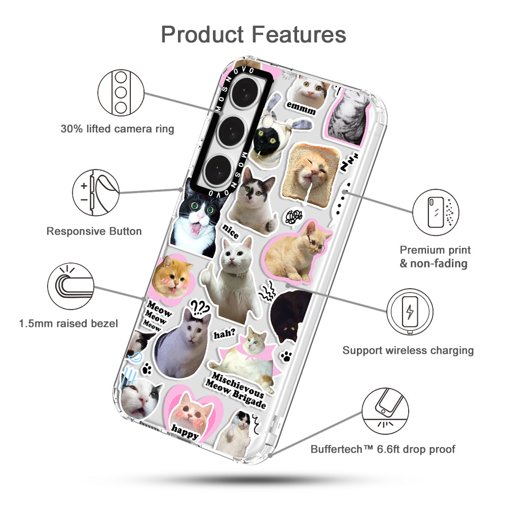 The Cat Brigade Phone Case - Samsung Galaxy S24 Case