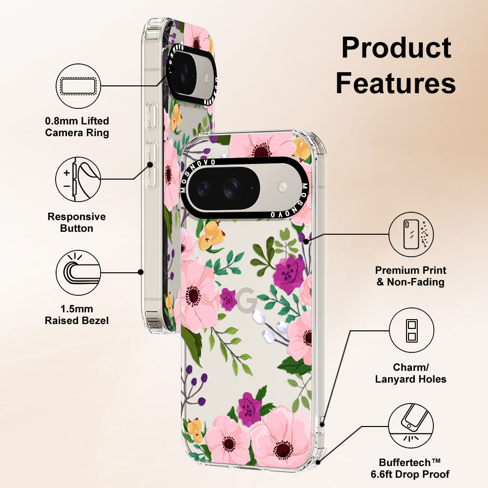 Watercolor Floral Phone Case - Google Pixel 9 Case