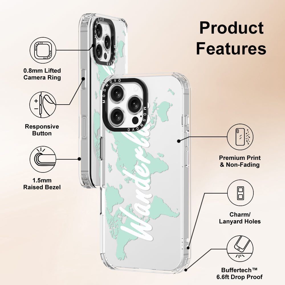 Wanderlust Phone Case - iPhone 16 Pro Max Case - MOSNOVO