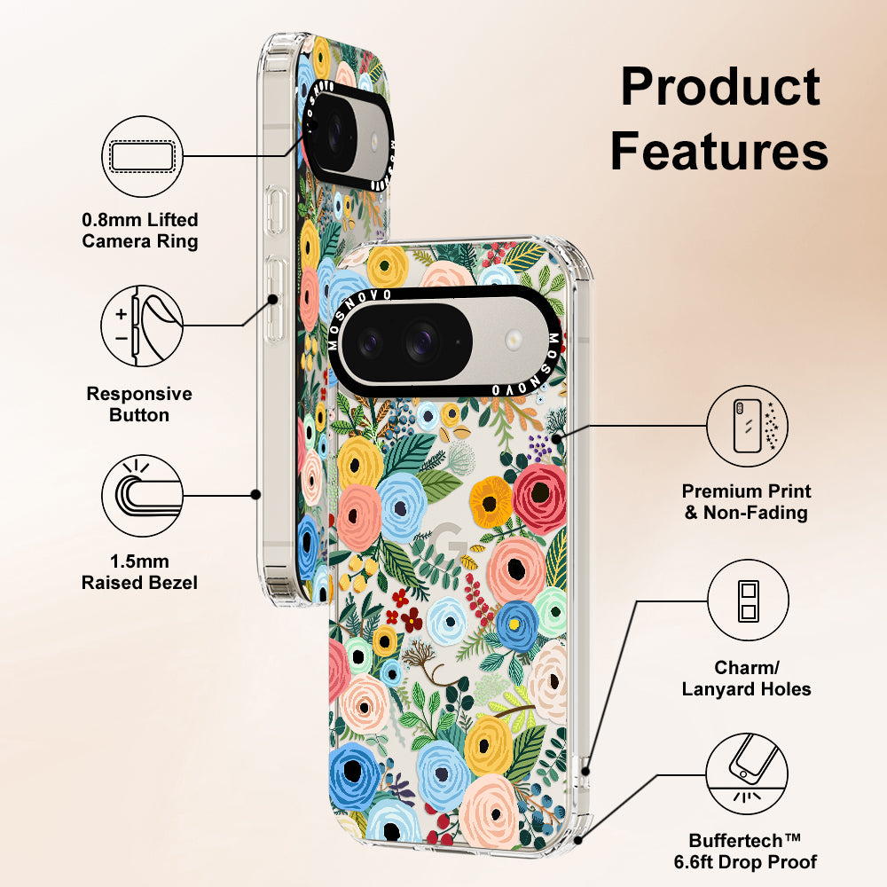 Pastel Floral Garden Phone Case - Google Pixel 9 Case