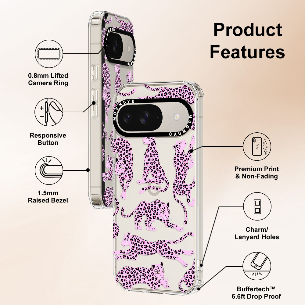 Pink Leopard Phone Case - Google Pixel 9 Case