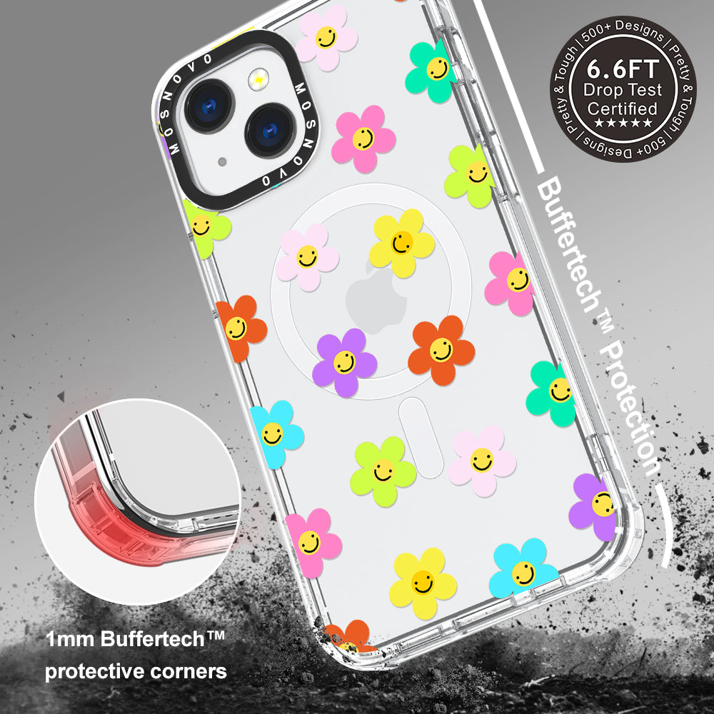 Smile Floral Phone Case - iPhone 13 Case