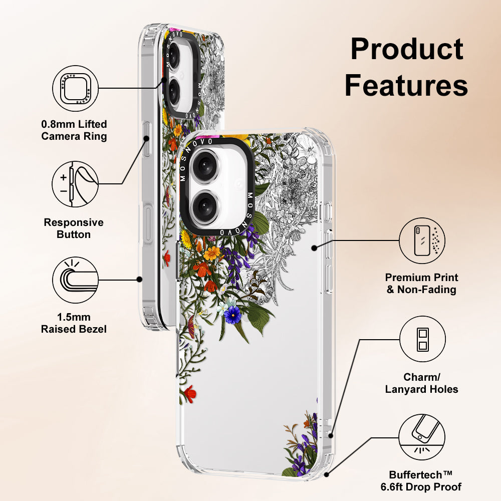 Beautiful Bloom Phone Case - iPhone 16 Plus Case - MOSNOVO