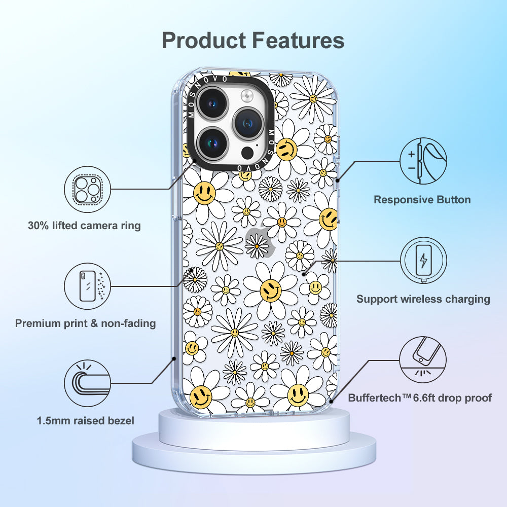 Happy Daisy Blooms Phone Case - iPhone 14 Pro Max Case