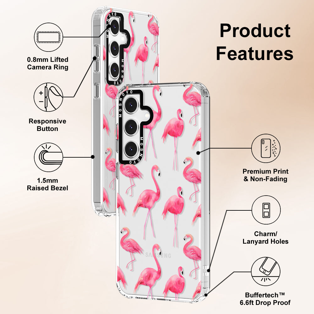 Flamingo Phone Case - Samsung Galaxy S24 FE Case - MOSNOVO