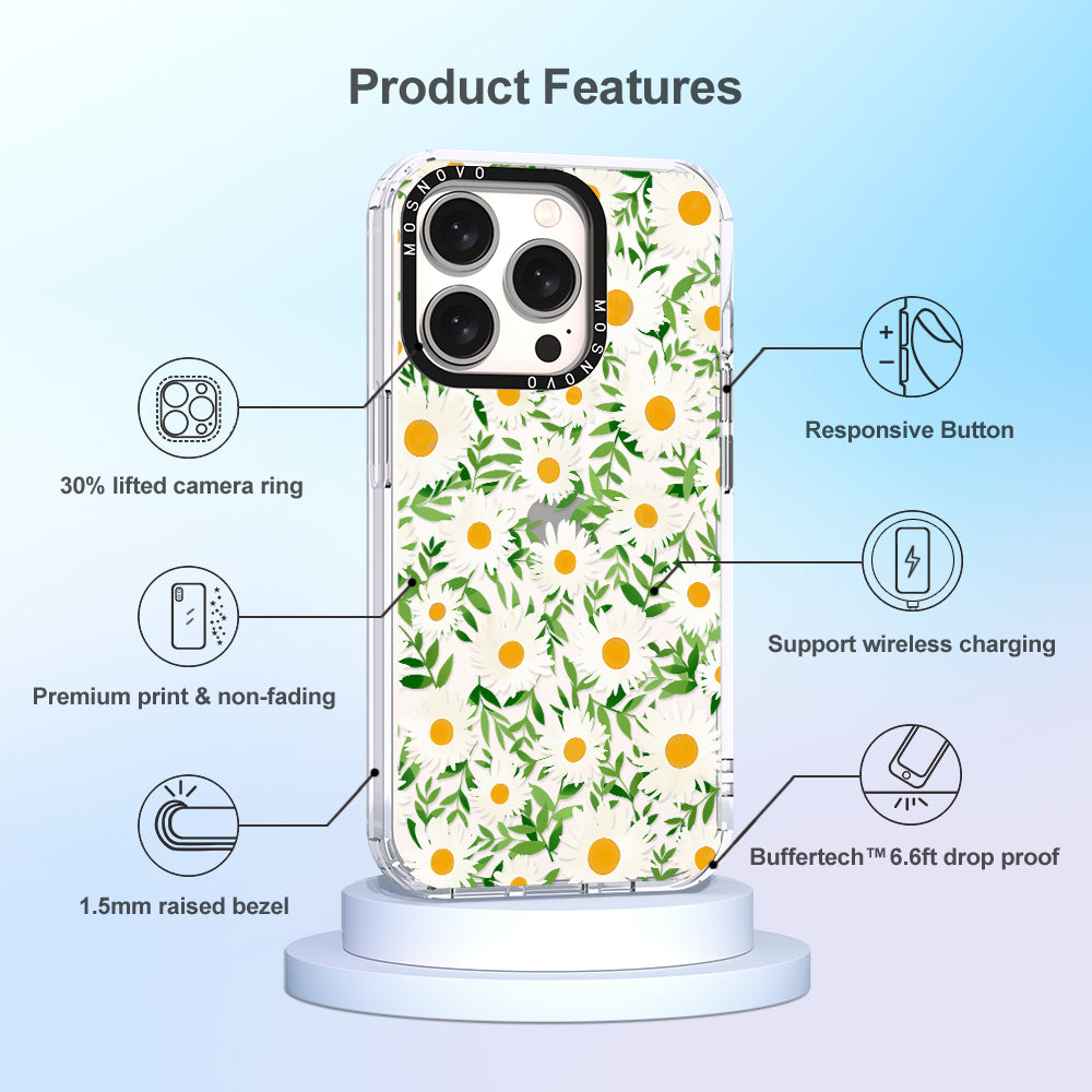 Daisies Phone Case - iPhone 15 Pro Case