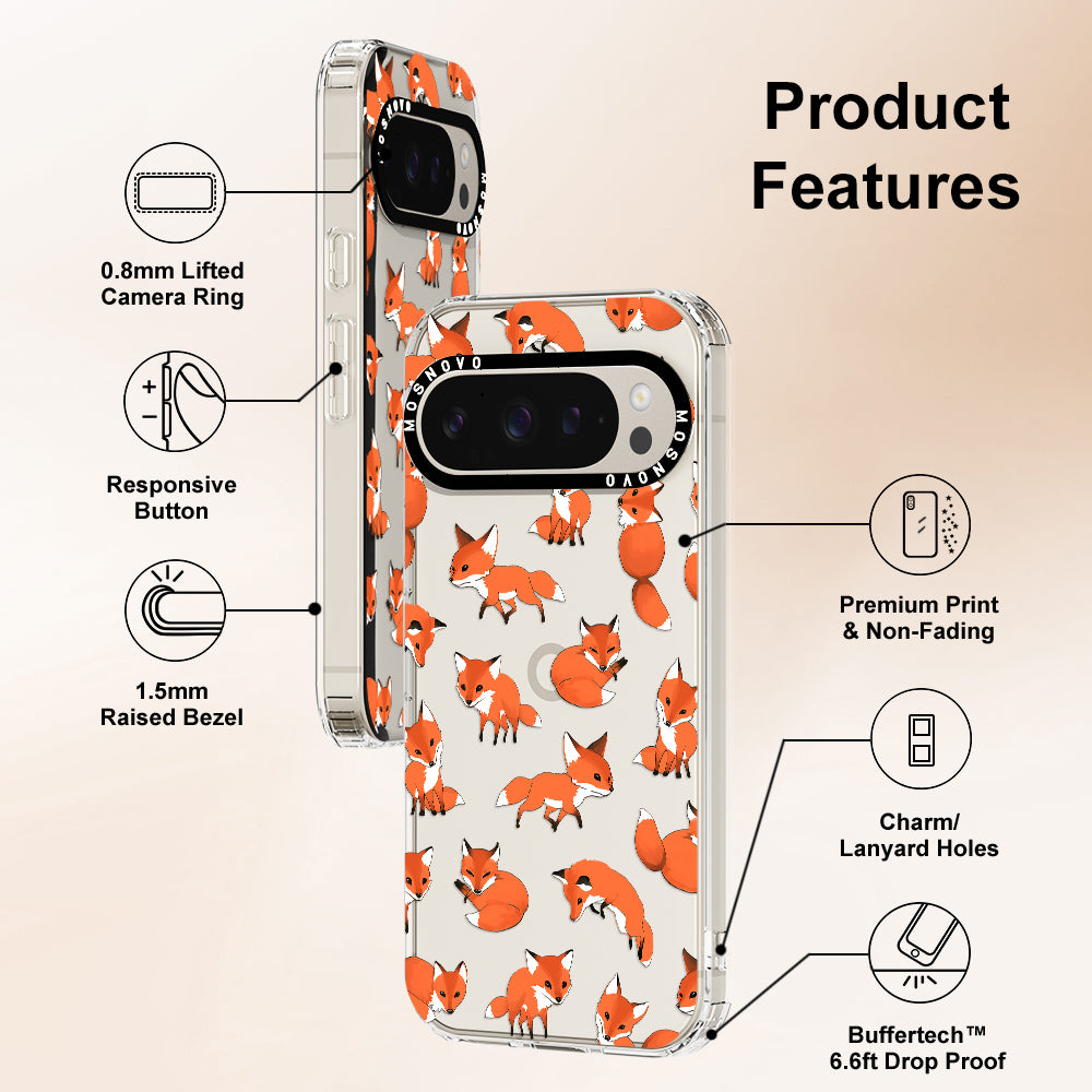 Cute Fox Phone Case - Google Pixel 9 Pro Case