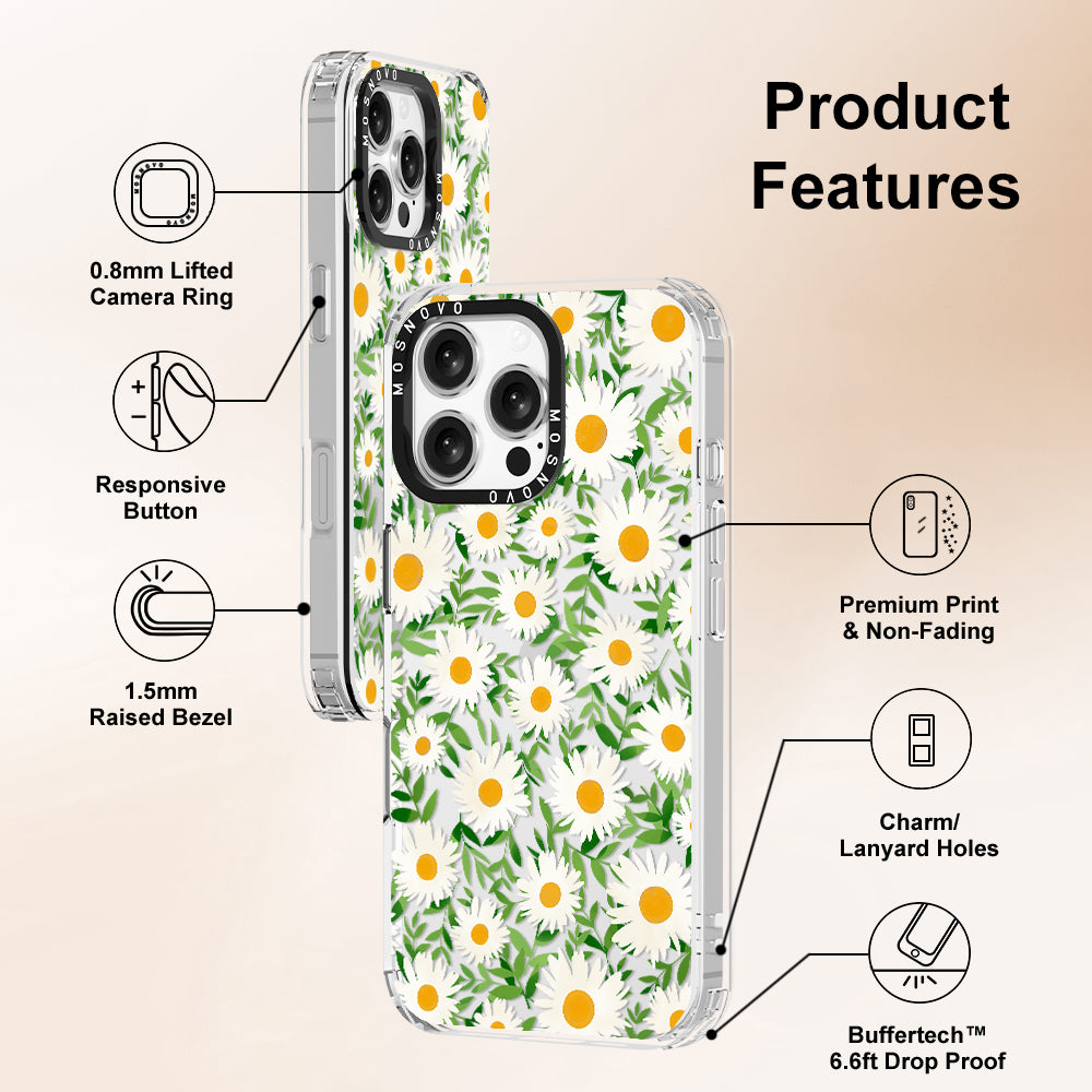 Daisies Phone Case - iPhone 16 Pro Max Case