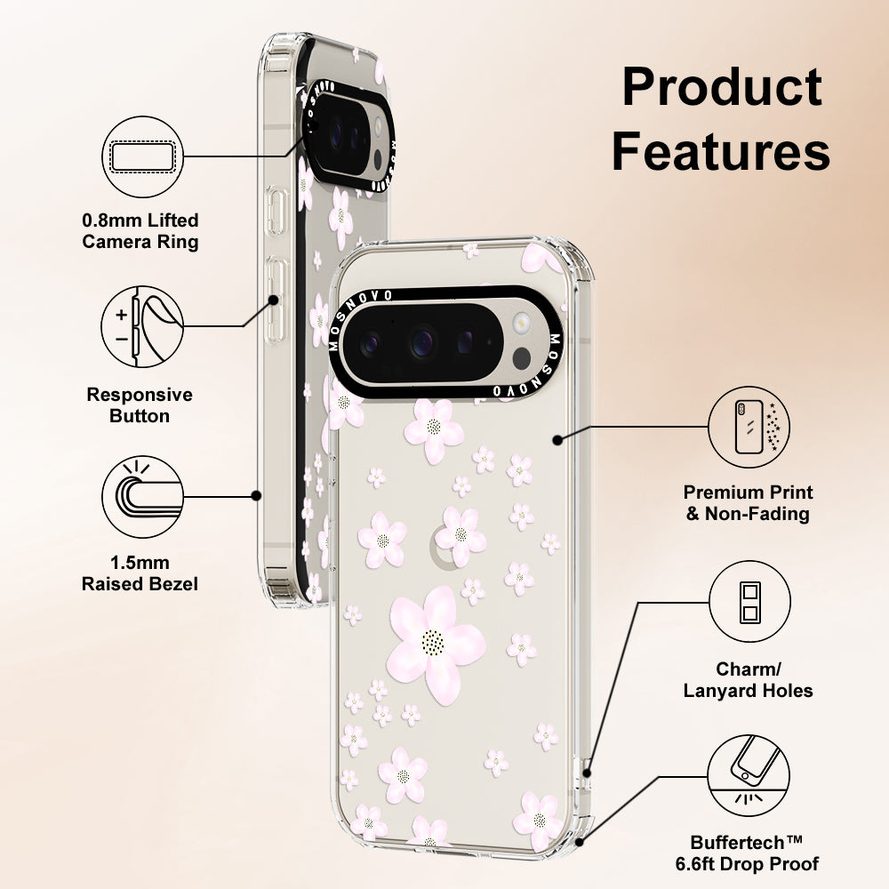 Pink Cherry Blossom Phone Case - Google Pixel 9 Pro Case