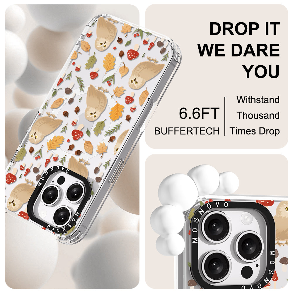 Autumn Owl Phone Case - iPhone 16 Pro Max Case - MOSNOVO