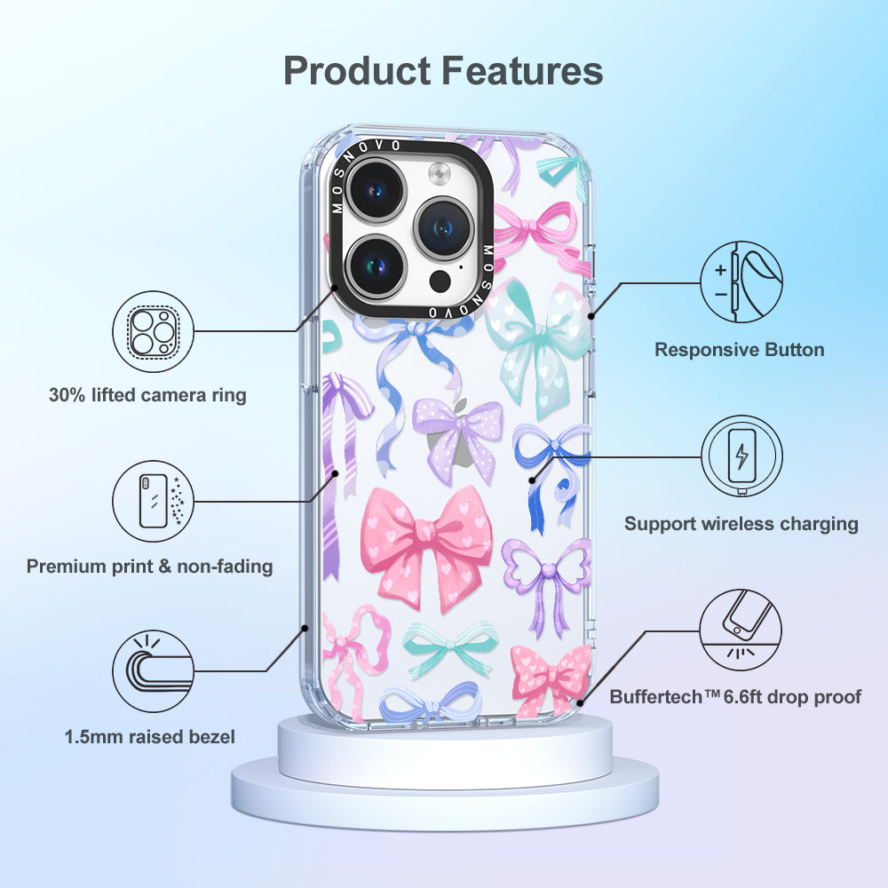 Bows Phone Case - iPhone 14 Pro Case