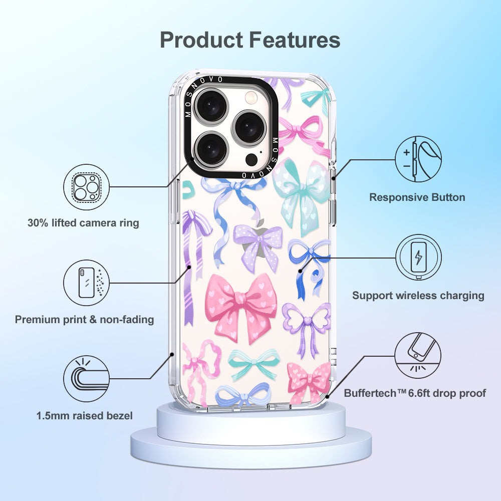 Bows Phone Case - iPhone 15 Pro Case