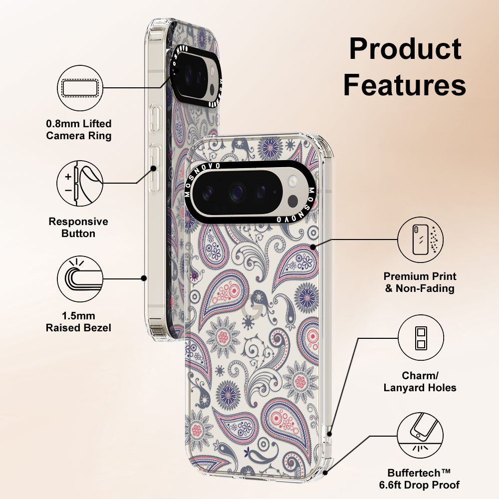 Paisley Phone Case - Google Pixel 9 Pro Case