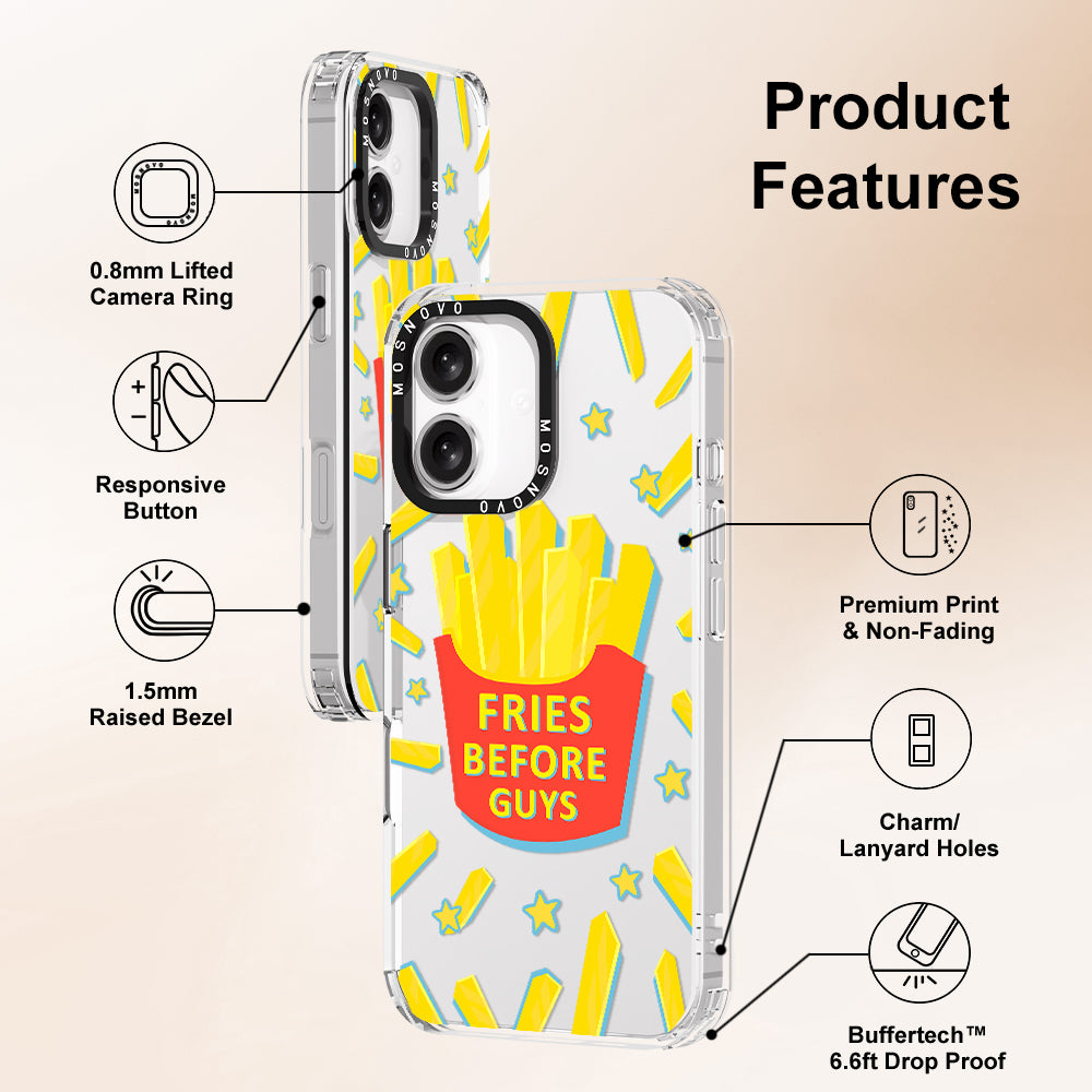 Fries Before Guys Phone Case - iPhone 16 Plus Case - MOSNOVO