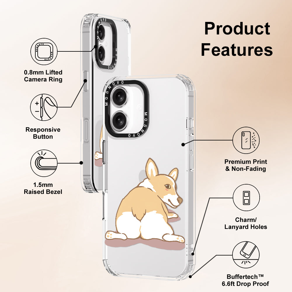 Corgi Dog Phone Case - iPhone 16 Plus Case - MOSNOVO