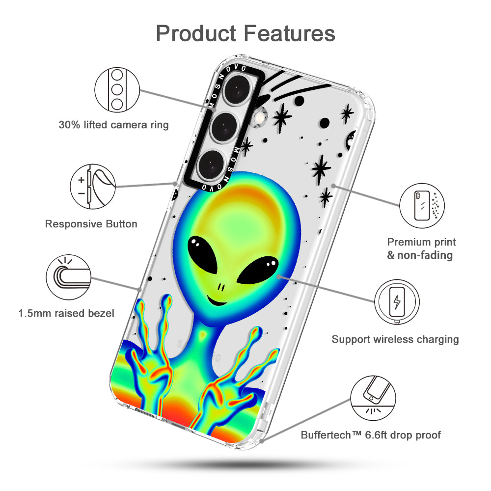 Alien Piece Phone Case - Samsung Galaxy S24 Plus Case