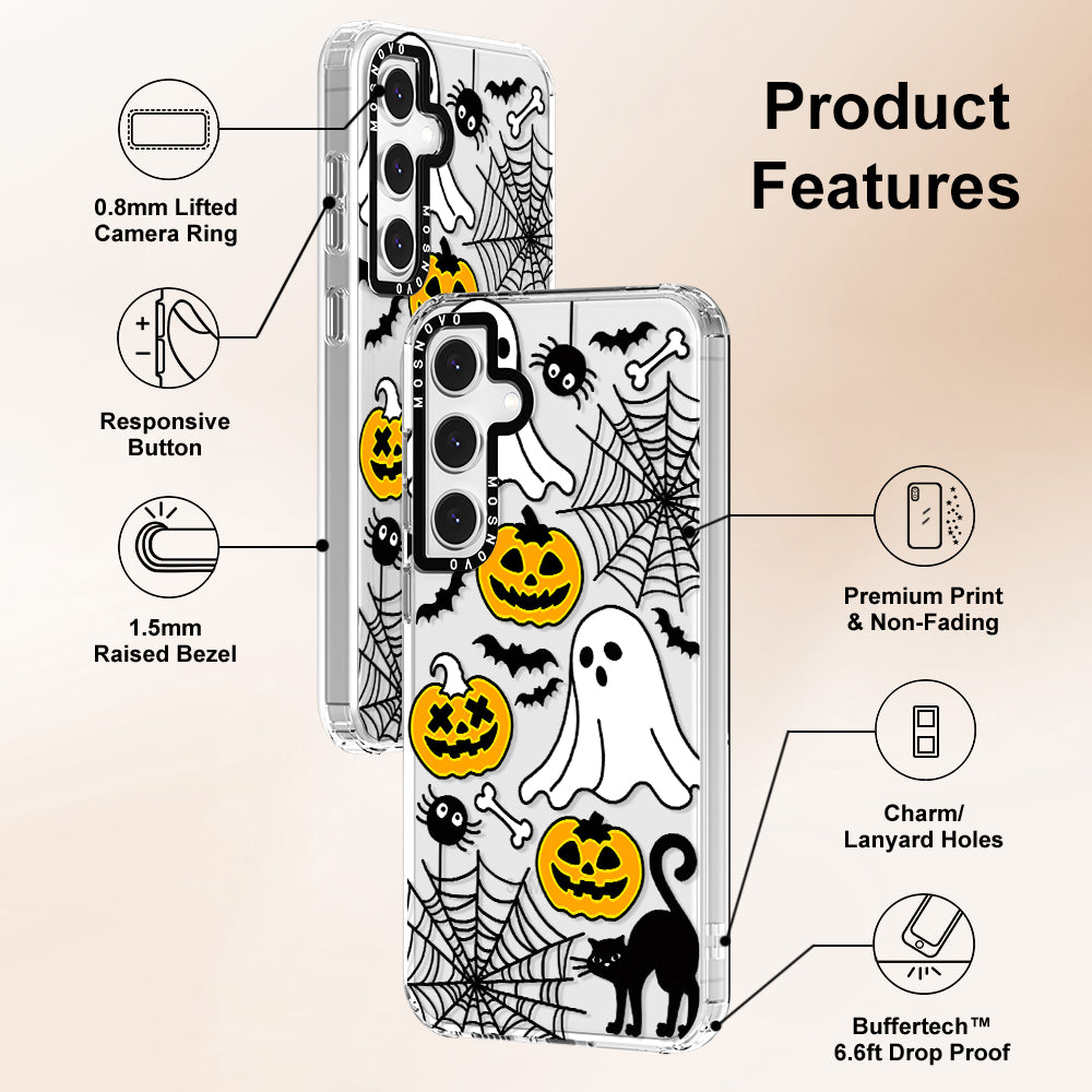 Halloween Pumpkin Phone Case - Samsung Galaxy S24 FE Case - MOSNOVO