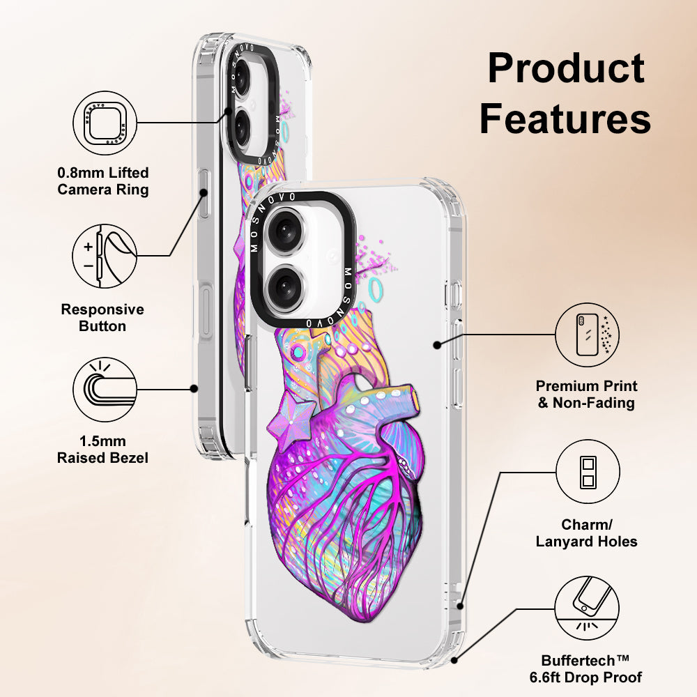 The Heart of Art Phone Case - iPhone 16 Case - MOSNOVO