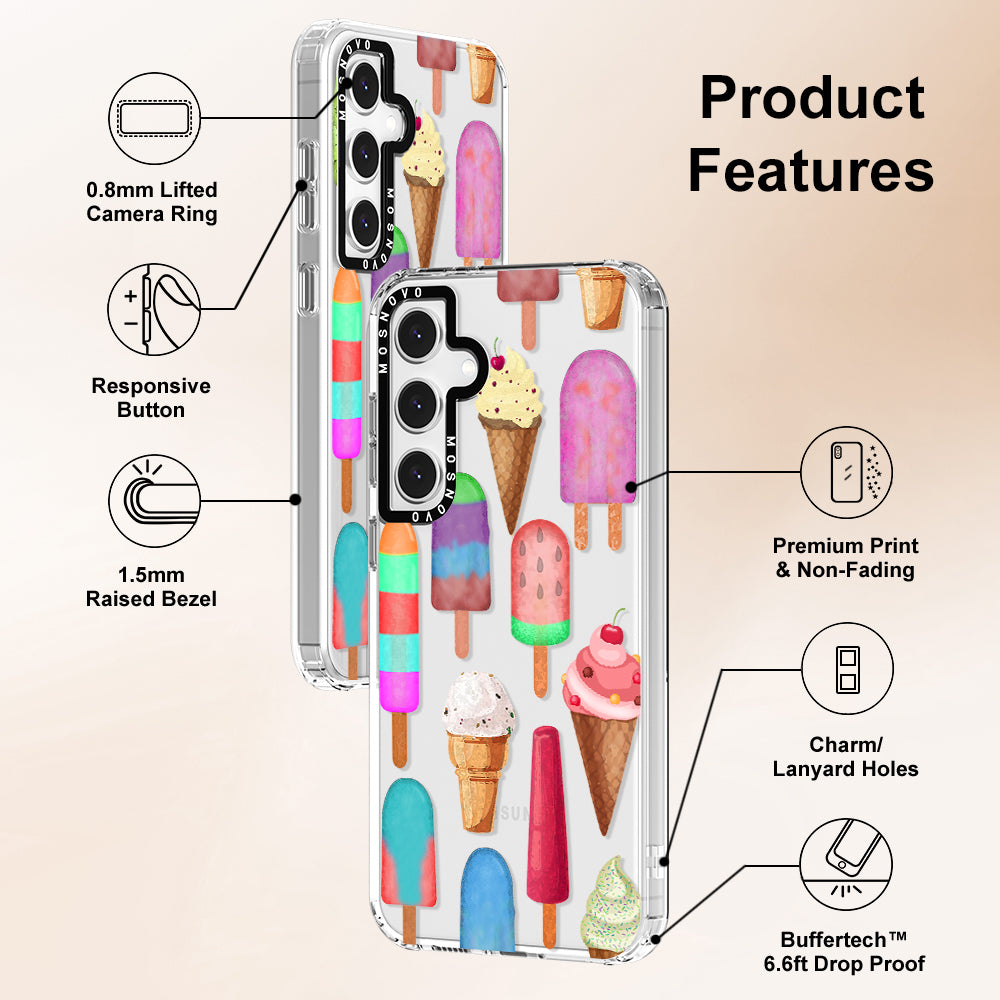 Ice Cream Phone Case - Samsung Galaxy S24 FE Case - MOSNOVO