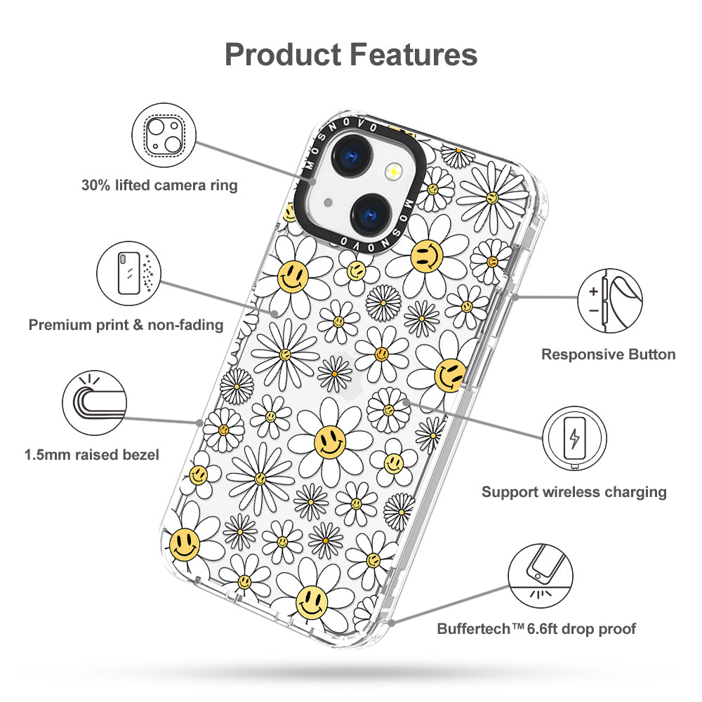 Happy Daisy Blooms Phone Case - iPhone 13 Mini Case