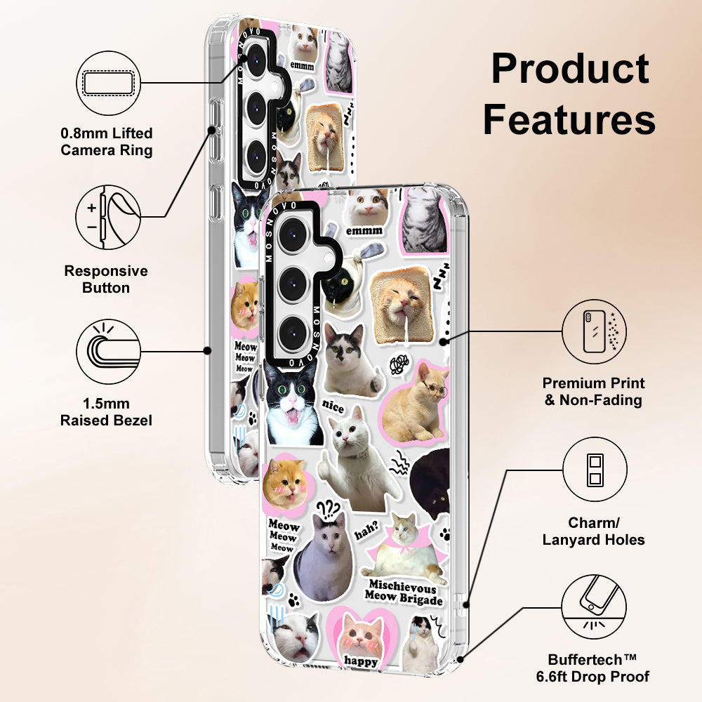 The Cat Brigade Phone Case - Samsung Galaxy S24 FE Case