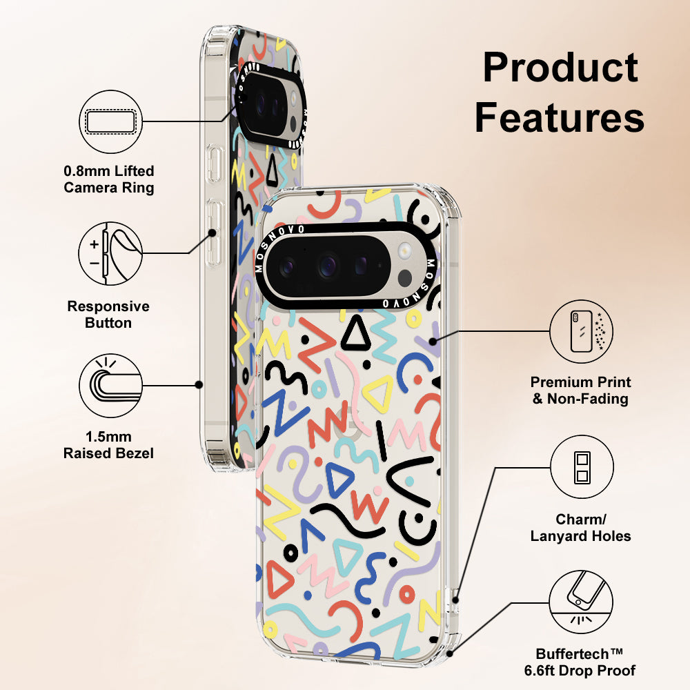 Doodle Art Phone Case - Google Pixel 9 Pro Case