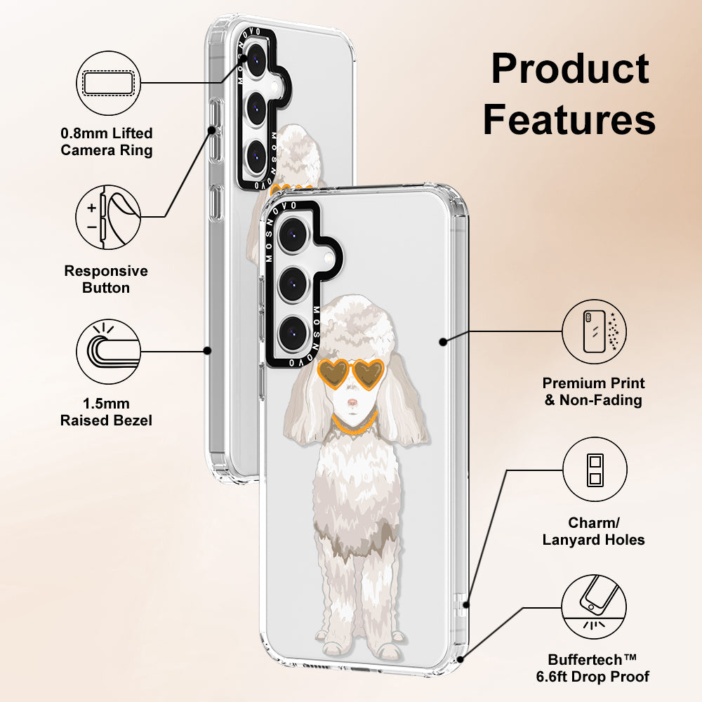 Poodle Phone Case - Samsung Galaxy S24 FE Case - MOSNOVO