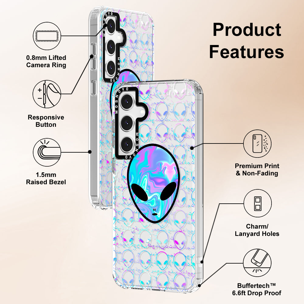 Space Alien Phone Case - Samsung Galaxy S24 FE Case - MOSNOVO