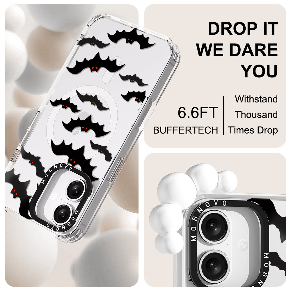 Evil Bat Phone Case - iPhone 16 Plus Case - MOSNOVO