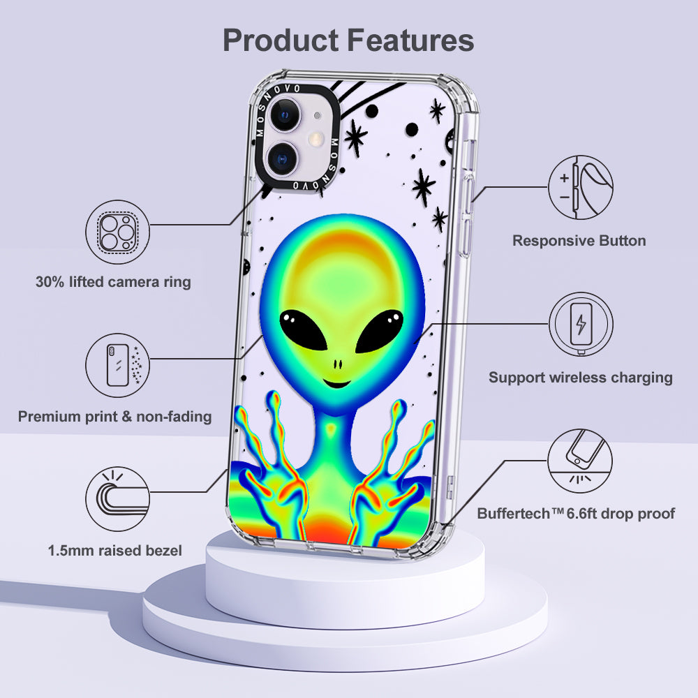 Alien Piece Phone Case - iPhone 11 Case