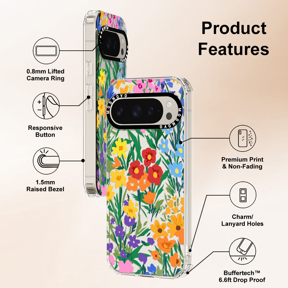 Spring Botanical Flower Phone Case - Google Pixel 9 Pro Case