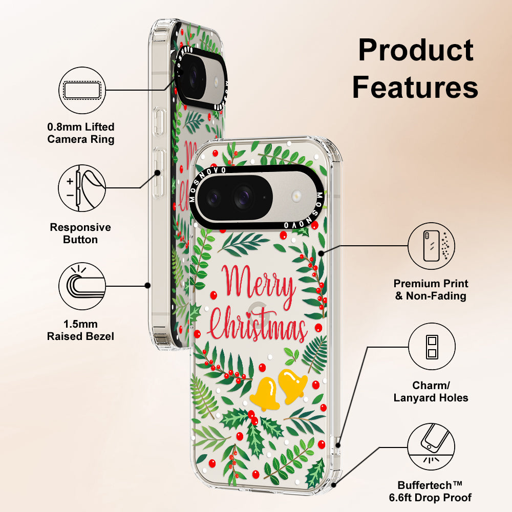 Merry Christmas Phone Case - Google Pixel 9 Case