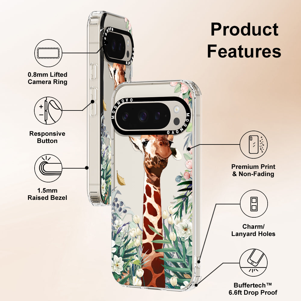 Giraffe Garden Phone Case - Google Pixel 9 Pro Case