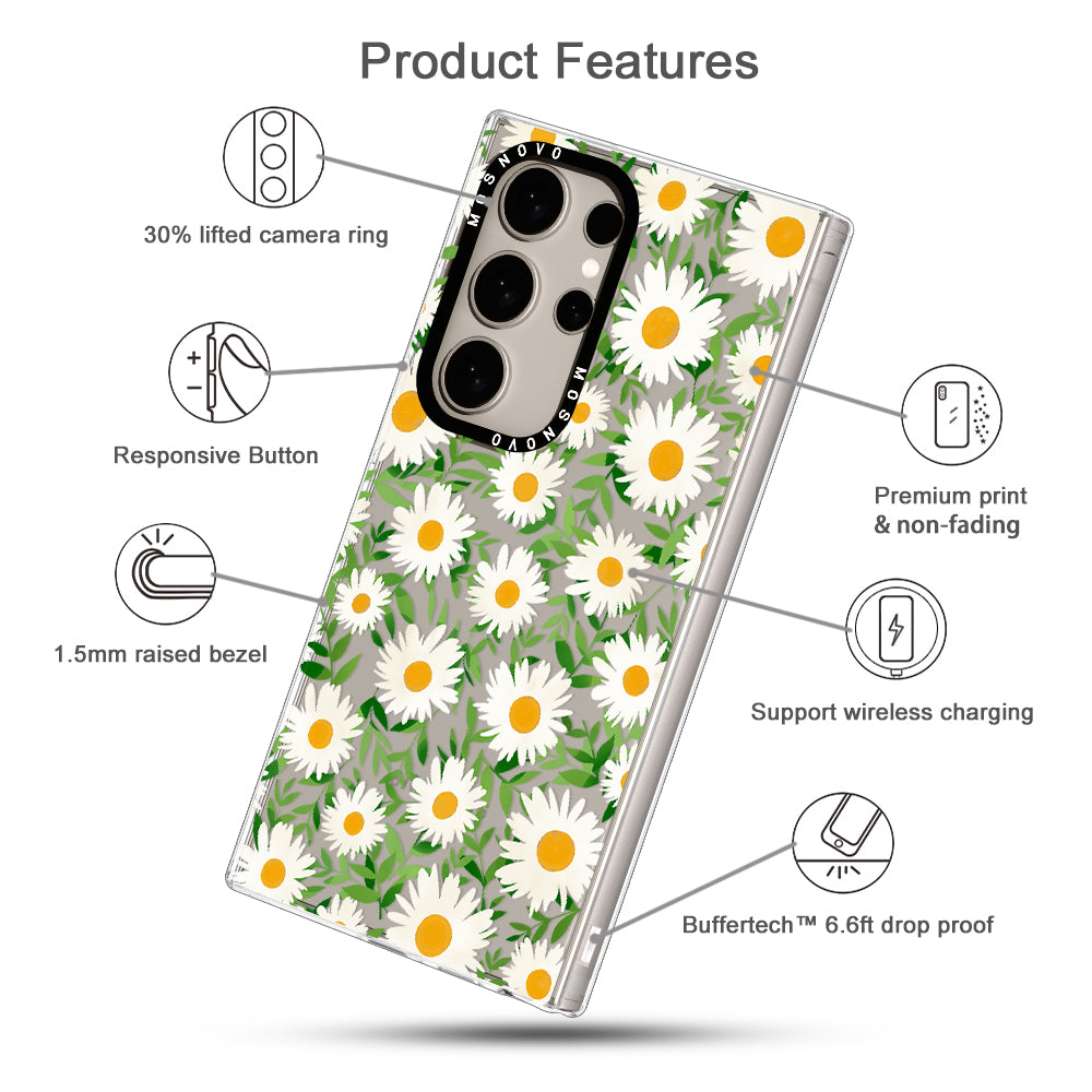 Daisies Phone Case - Samsung Galaxy S24 Ultra Case