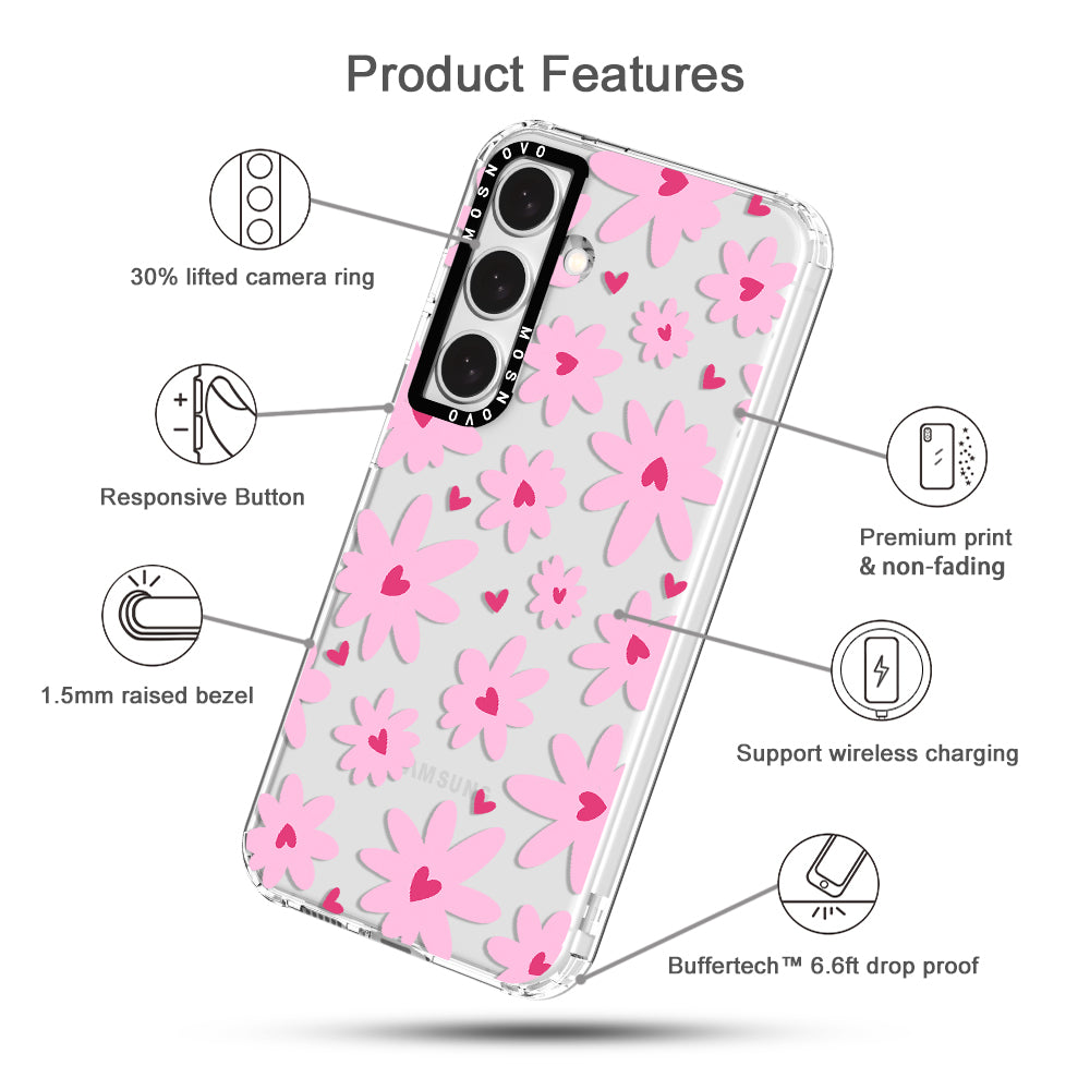 Love in Bloom Phone Case - Samsung Galaxy S24 Plus Case