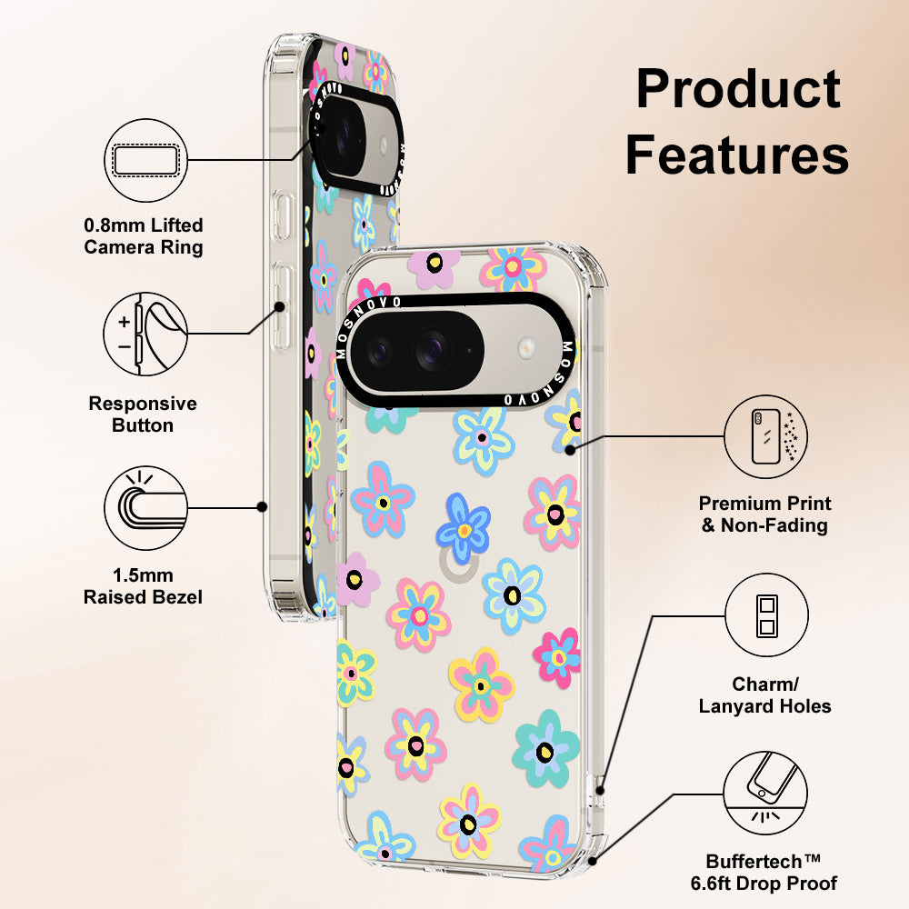 Groovy Flower Phone Case - Google Pixel 9 Case